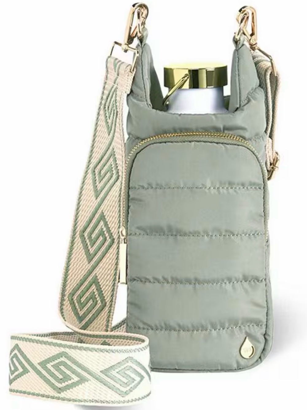 WanderFull Sage Green HydroBag Crossbody Bag